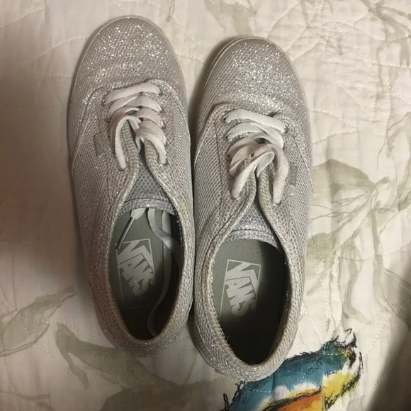 Silver glitter vans - Picture 4 of 4